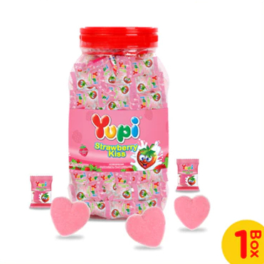 

Yupi Strawberry Kiss Jar 300 gr