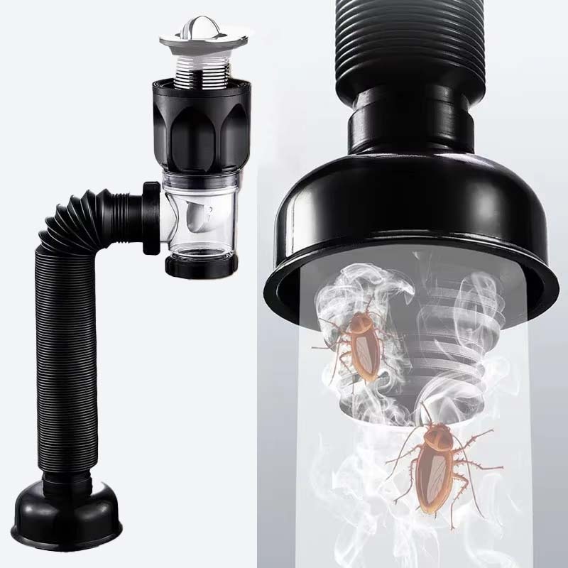 [ COD ] Saluran Wastafel Cuci Piring Flexible Afur Sivon Pembuangan Wastafel Cuci Tangan Angsa Wasta