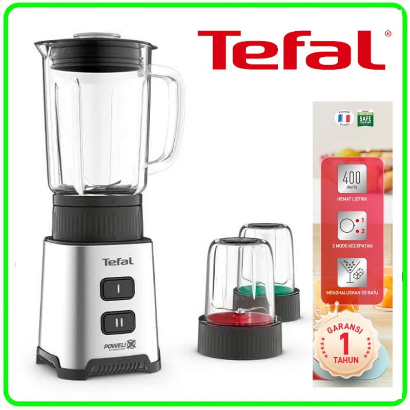 BLENDER PREMIUM TEFAL BL 178 Body Kaca Blender Serbaguna Kapasitas 1 Liter - ORIGINAL TEFAL 100%