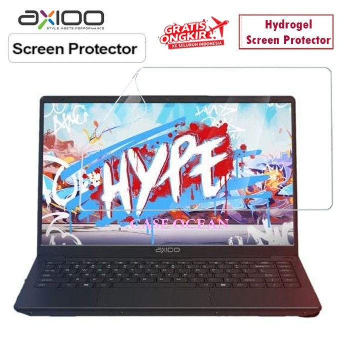 AXIOO HYPE-R 3 Hype R3 OLED 14 Inch Anti Gores Hydrogel Screen Guard Protector Film TPU Clear Bening