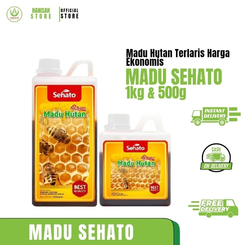 

Madu Hutan An-Nahl Sehato Asli 1kg & 500g