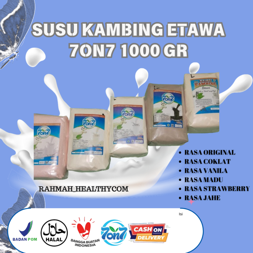 

Susu Kambing Kemasan 100gr Merek Seven on Seven 7on7