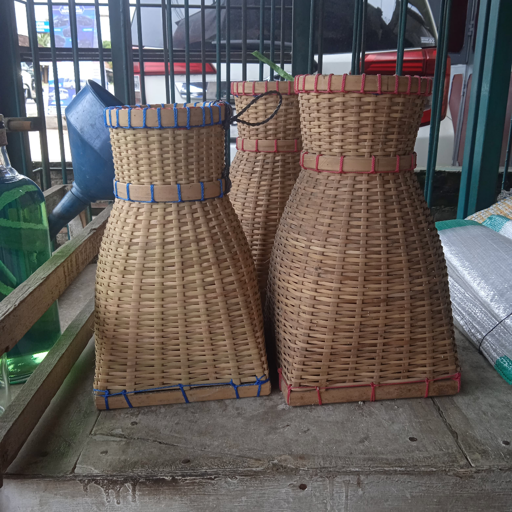 perangkap ikan praktis bambu