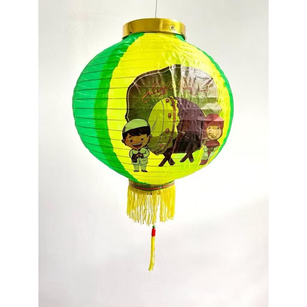 GANTUNGAN LAMPION IDUL FITRI RAMADHAN BULAT BEDUG DEKORASI LEBARAN
