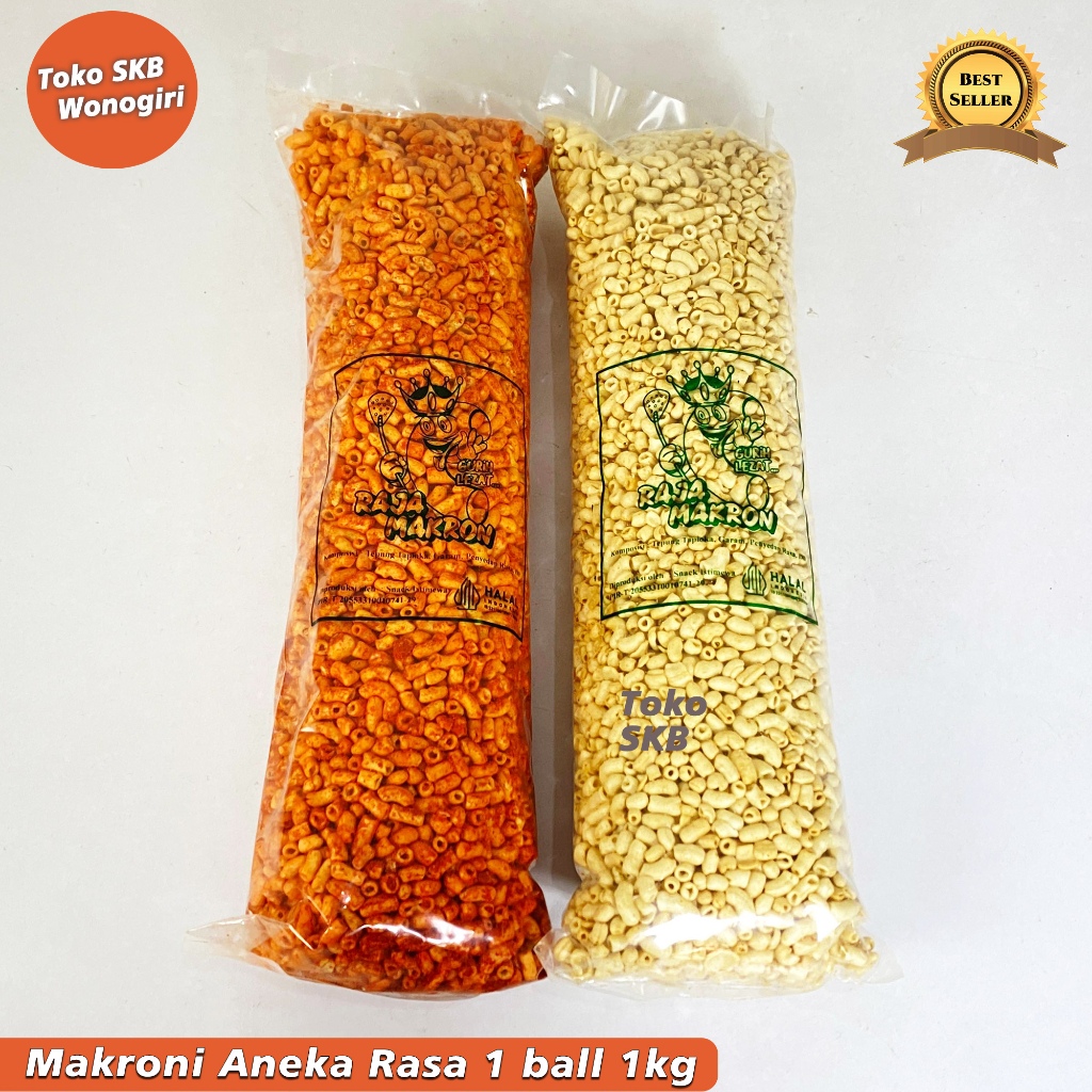 

Macroni 1 Ball 1kg Aneka Rasa