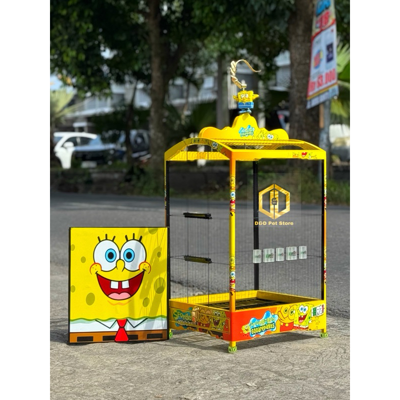 Sangkar Kenari BRO. Ruji Senar Rajut knockdown ukuran no.2