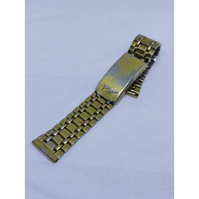 Rantai jam tangan antik vintage watch bracelet mido 18mm part arloji lawas klasik stl gold mido comm