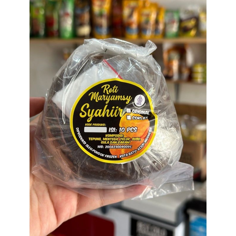 

Roti Maryam coklat isi 10