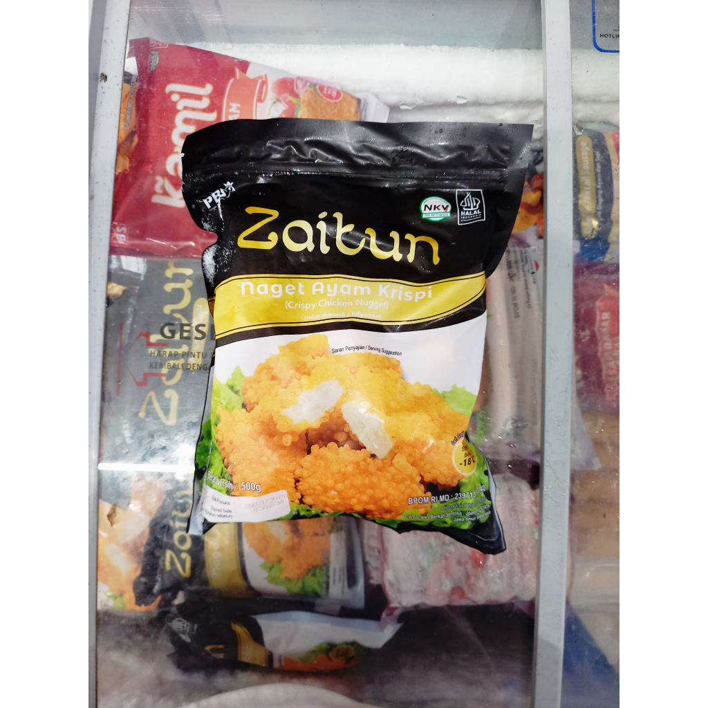 

Frozenfood ZAITUN Nugget Ayam Crispy 500gr