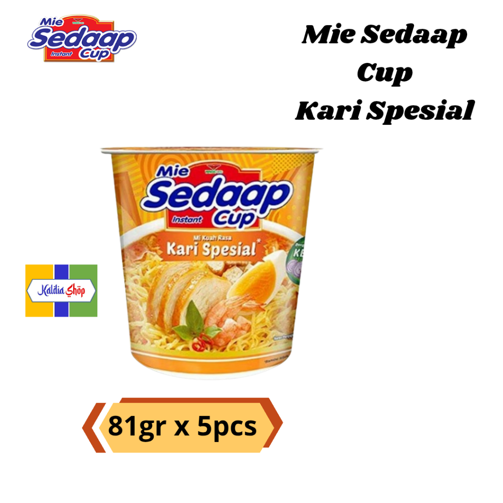 

Mie Sedaap Cup Kari Spesial 81gr x 5