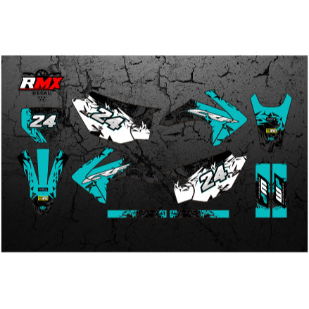 DECAL CRF 230 FULLBODY (009) DEKAL STIKER CRF 230 F 150F 230F 2015 2016 2017 2018 2019 2020 2021 202