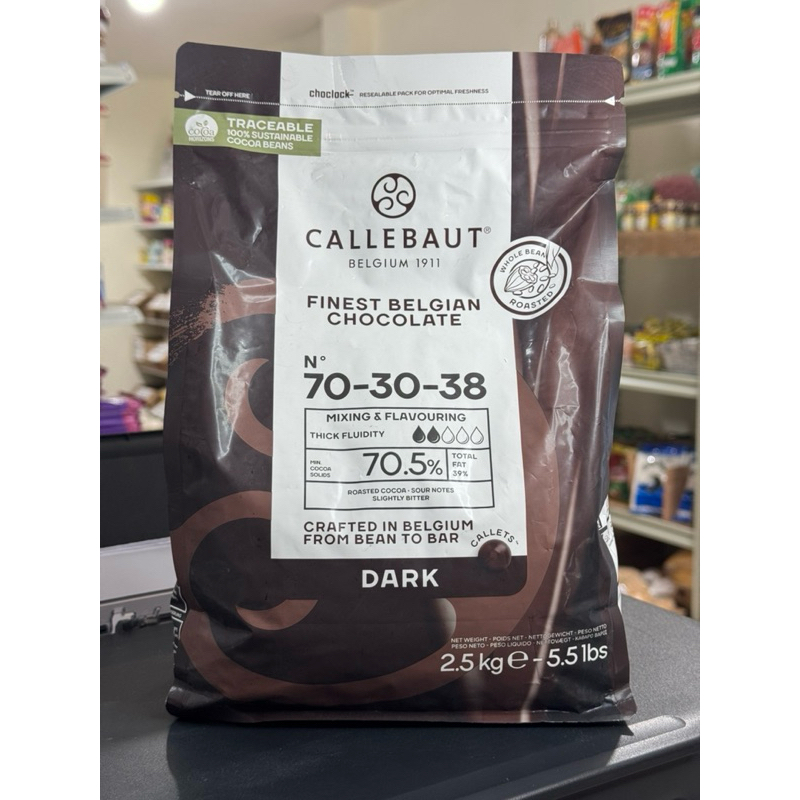 

Callebaut 70-30-38 / 70,5% 2,5kg