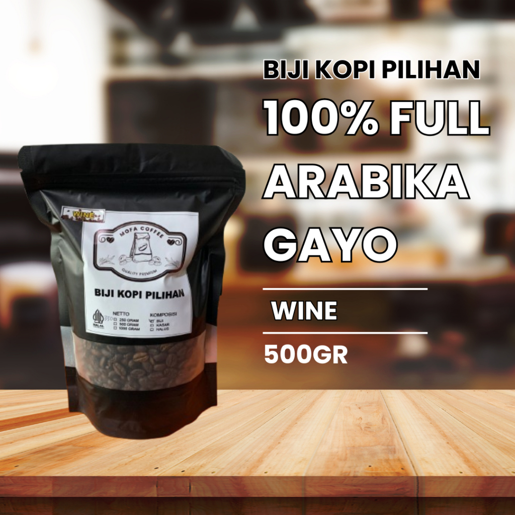 

BIJI KOPI ARABIKA 100% ASLI GAYO WINE