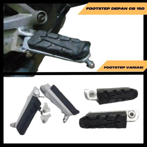 Footstep depan cb 150/footstep depan cb150r/footstep variasi depan universal Termurah