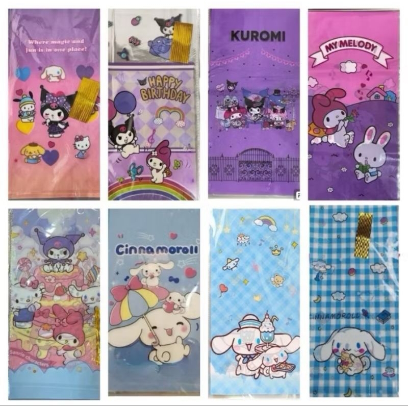 PLASTIK SNACK SANSAN RIO MELODY KUROMI CINNAMOROLL