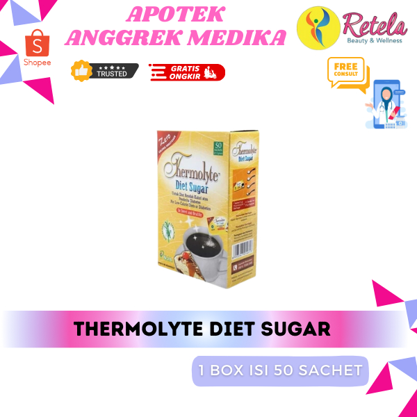 

THERMOLYTE DIET SUGAR 1 BOX ISI 50 SACHET