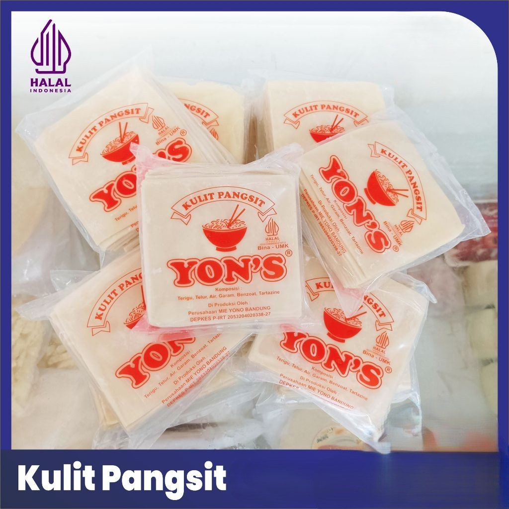 

KULIT PANGSIT 250 GR 9 x 9 8 x 8 CM REBUS DAN GORENG YON'S YON GALAKSI