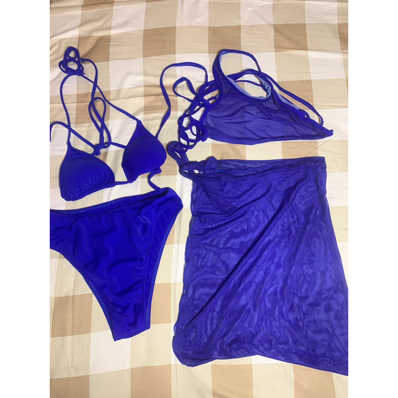 preloved bikini biru