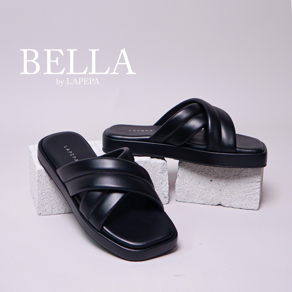 Lapepa Bella sandal selop wanita sendal slop flat cewek kasual