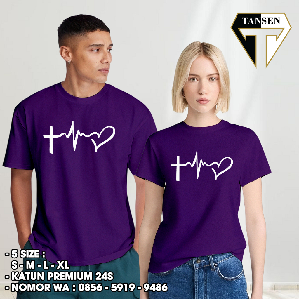 KAOS ROHANI || COTTON COMBAT 24S || HOPE