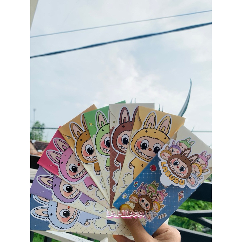 

Amplop Lebaran Labubu Besar Premium, Isi 5 Pcs, Uang tidak perlu di lipat