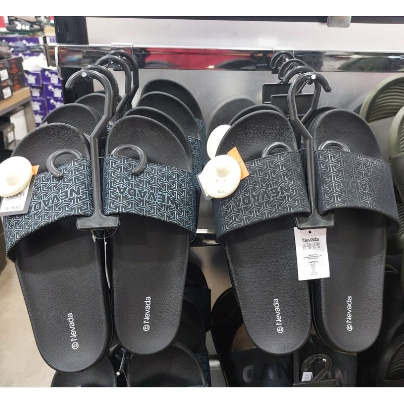 Sandal slop pria karet merk NEVADA