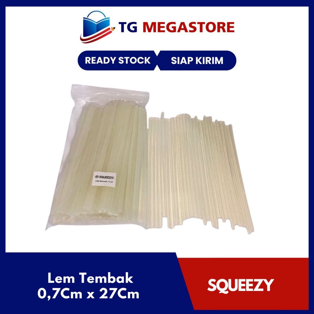 

Squeezy Lem Bakar / Lem Tembak 0,7Cm x 27Cm ( Isi 8 Pcs)