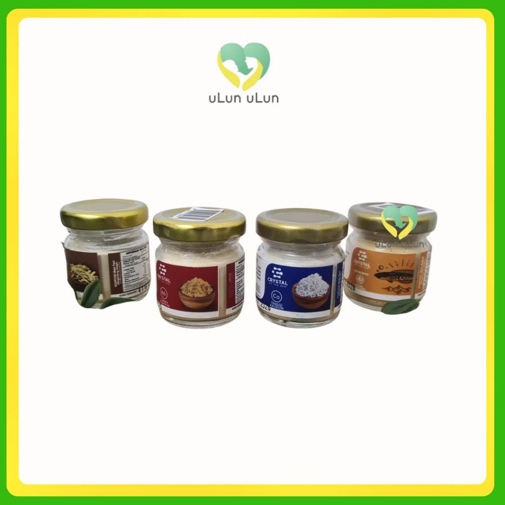 

Ulun Ulun Crystal Of the Sea White Kaldu MPASI kaldu bubuk ikan gabus| ikan teri coklat| ikan teri putih| bubuk udang