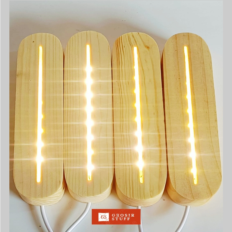 Stand led Acrylic A5 / tatakan lampu hias acrylic / dudukan led acrylic / lampu hias acrylic