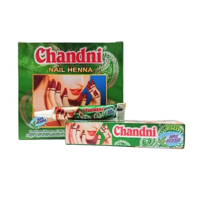Henna/Pacar kuku-Chandini Nail/12-pcs/Henna Natural#BPOM