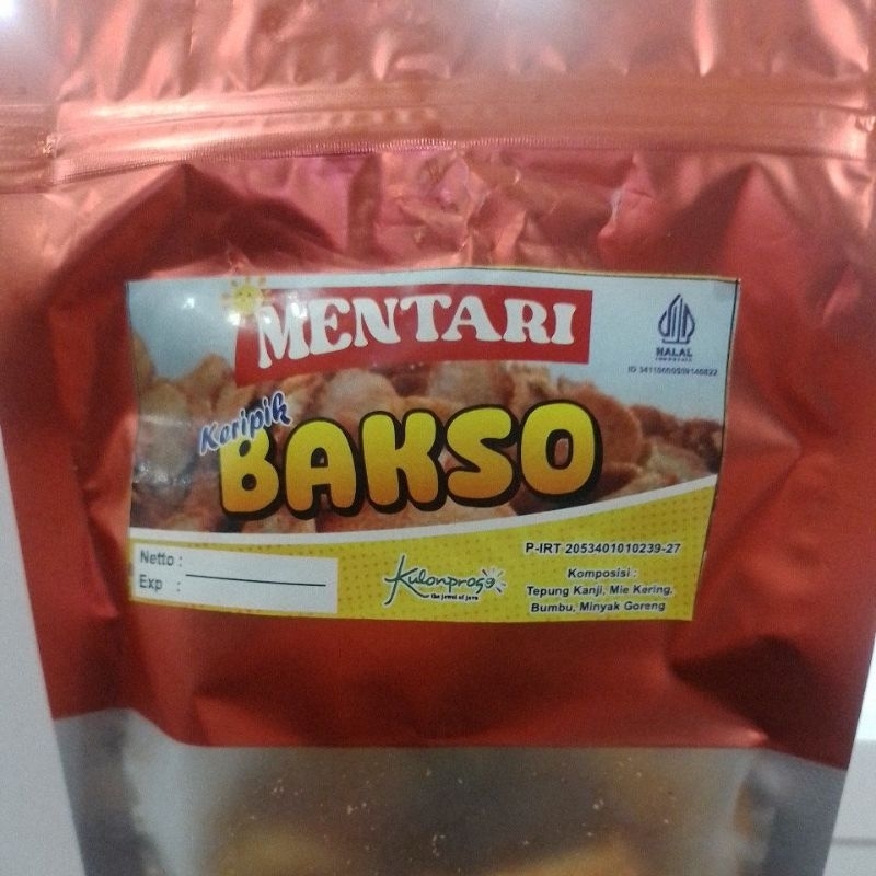 

mentari kripik bakso