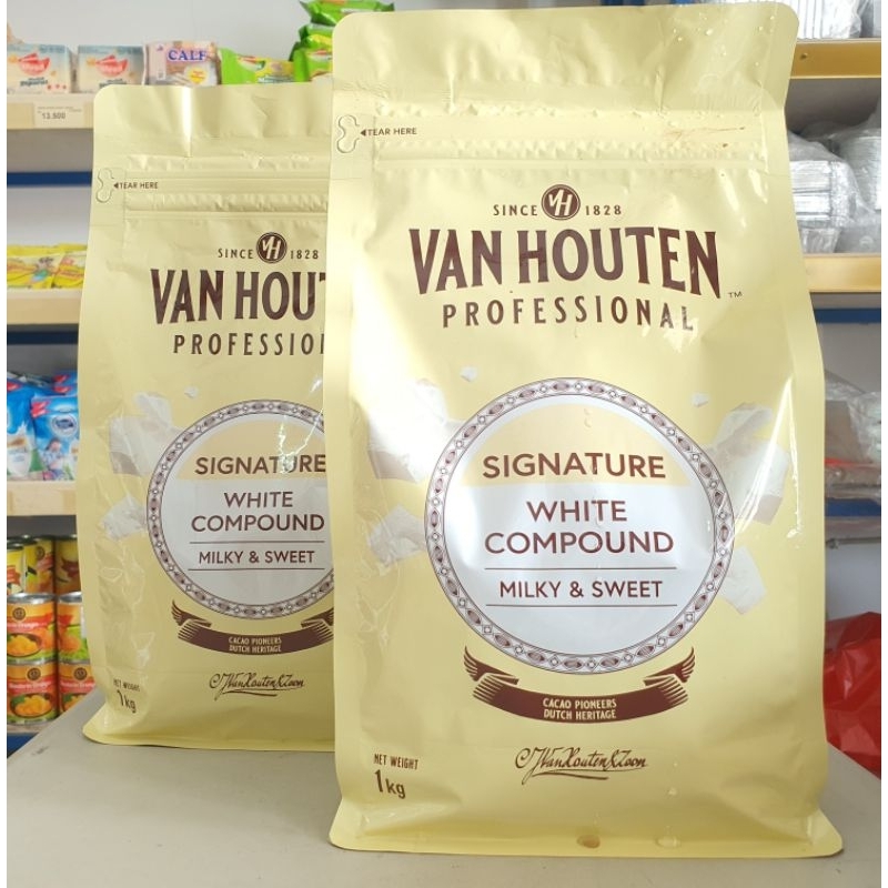 

Van houten Intense White Compound 1Kg / Milk Coin Chocolate Vanhouten 1Kg / Coklat Koin Putih Vanhouten 1Kg