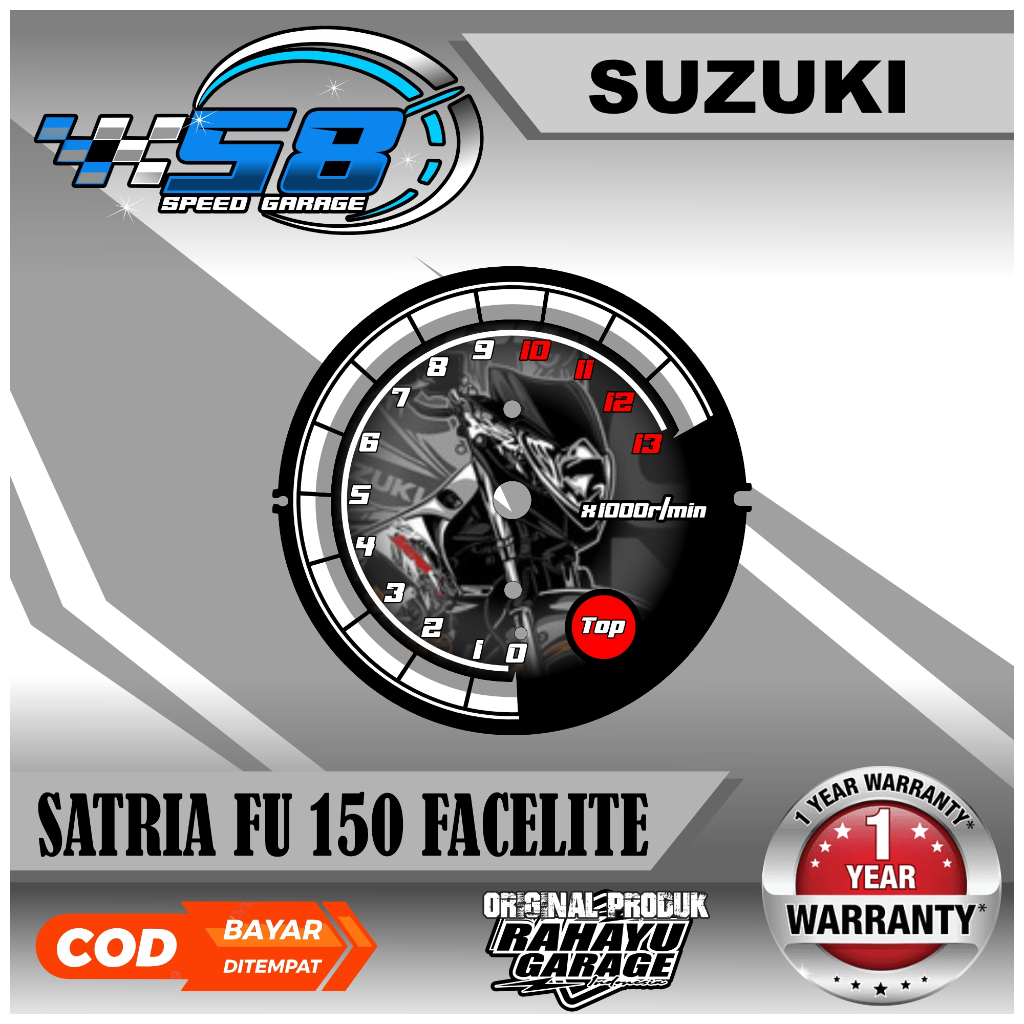 PAPAN SPEEDOMETER CUSTOM SATRIA FU