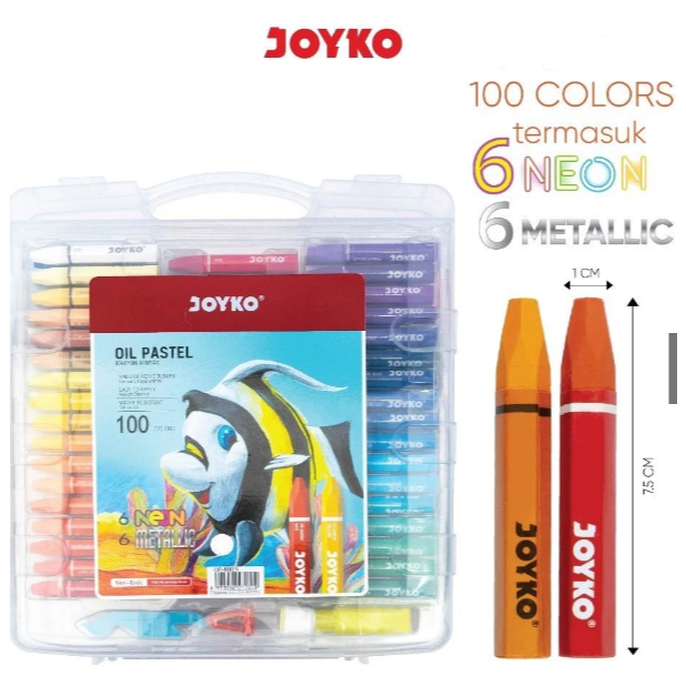 

Crayon Titi Joyko 100 Warna Case DJ - Crayon Titi Joyko