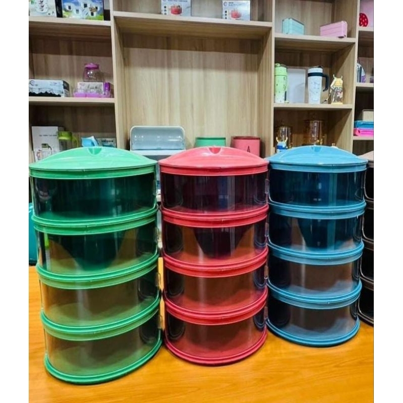 tudung saji 4 susun warna