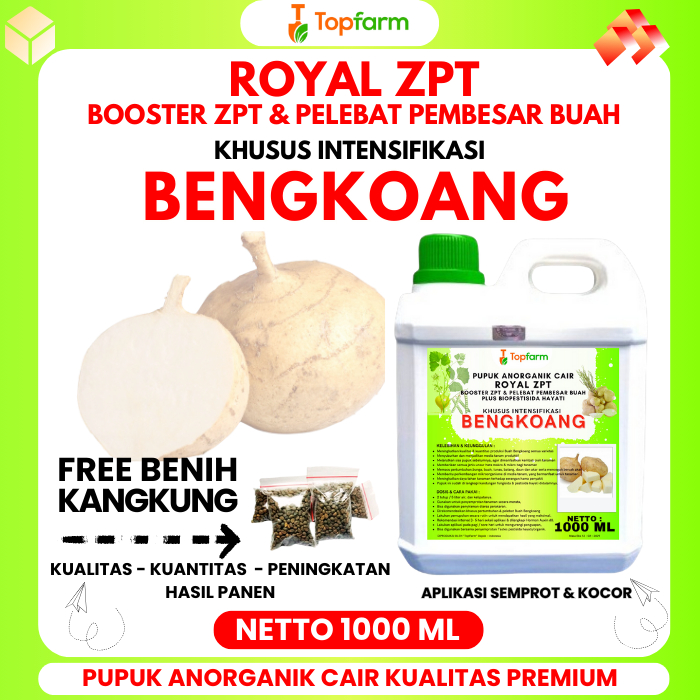 Pupuk Topfarm / Pupuk Pembesar Umbi Bengkoang / Pupuk Umbi Bengkoang / Pupuk Bengkoang Terbaik / Pup