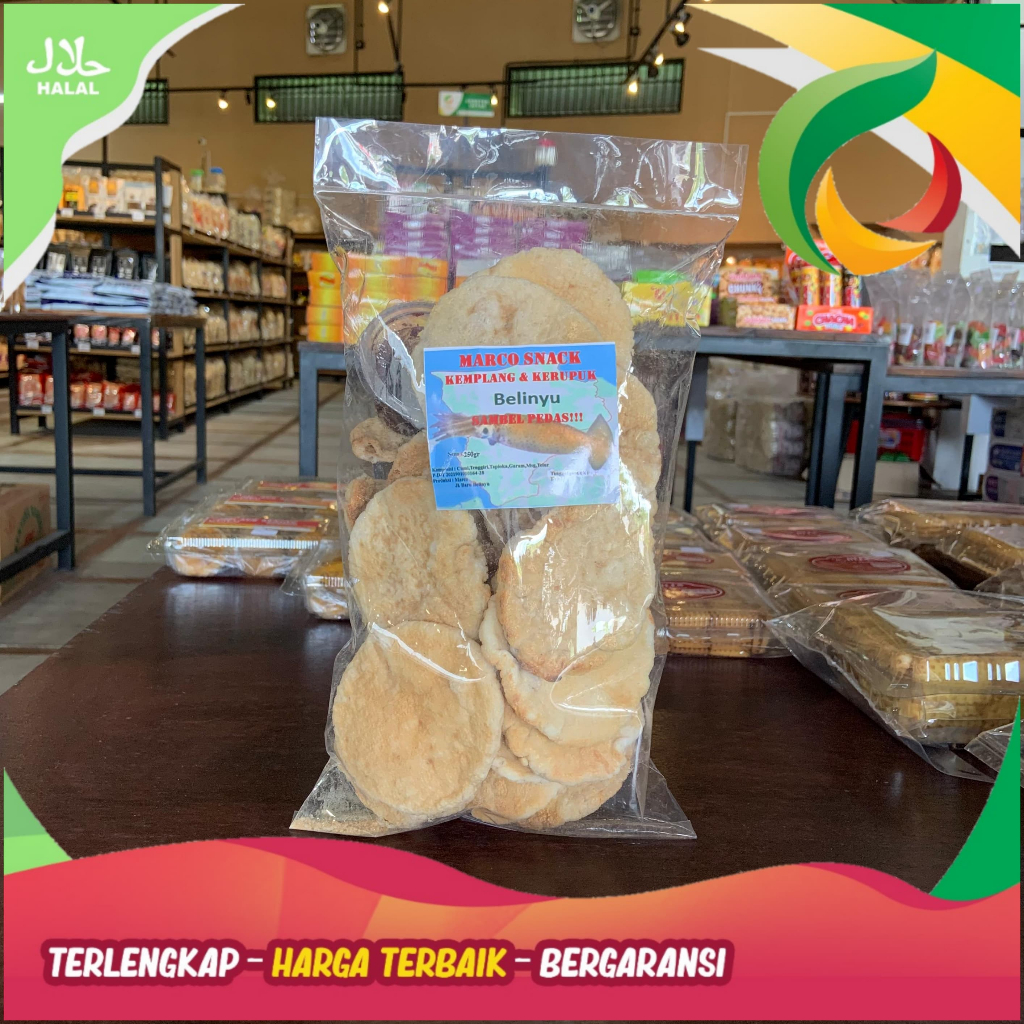 

KEMPLANG PANGGANG CUMI MARCO SNACK 250GR KHAS BANGKA