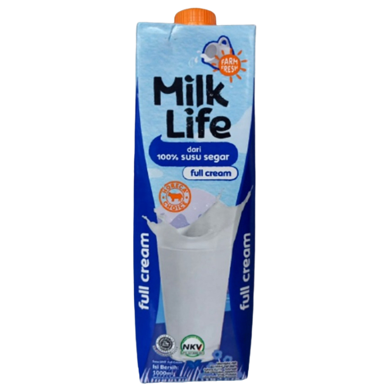 

Milk Life 1liter Full Cream UHT dari Susu Segar 1000ml