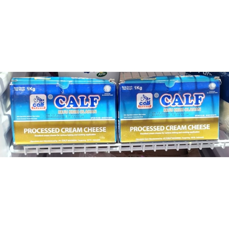 

Calf Cream Cheese 1kg/Krim Keju Calf 1kg/Cream Cheese 1kg/Keju untuk Korean Bread Cheess