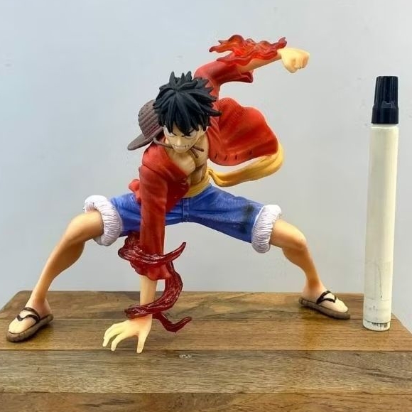 mainan action figure luffy gear 1 one piece monkey d luffy Tinggi 17cm Statue detail NBqtpBB #onepie