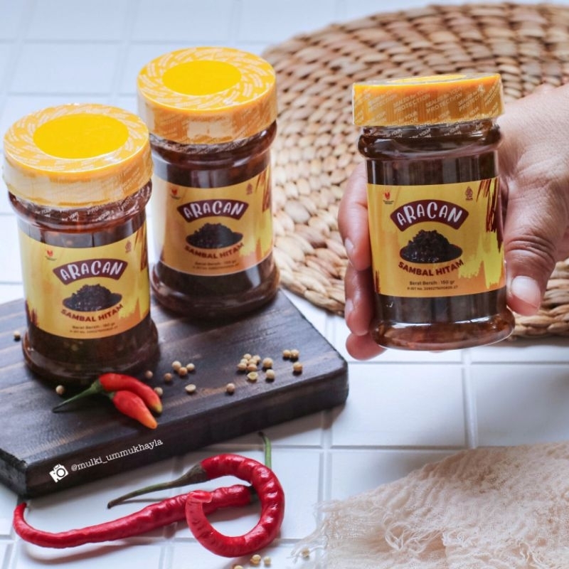 

Sambal Instan Hitam Kemasan ARACAN (Sambel Hitam Homemade) 150 gram