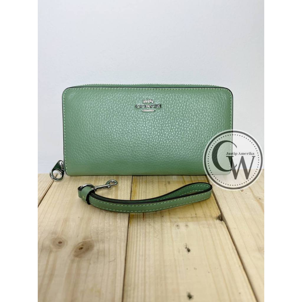COACH woman leather long wallet / Dompet Panjang perempuan