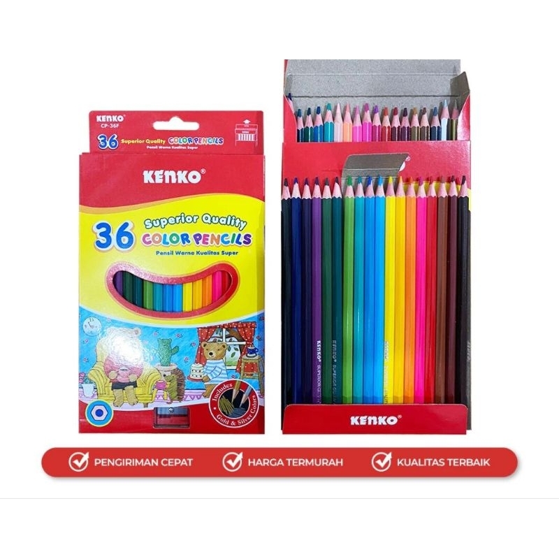 

Pensil Warna Kenko Cp-36 F dengan 36 Warna - Stationery