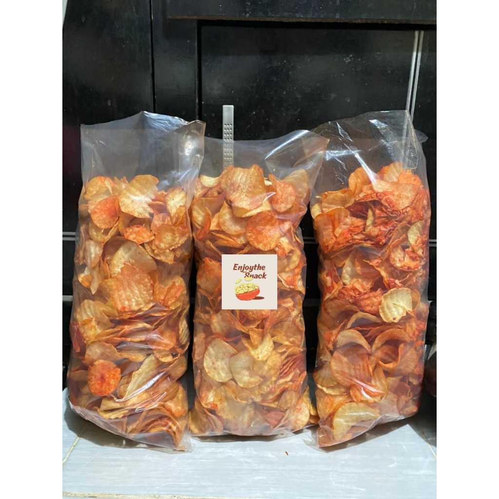 

Keripik Singkong Pedes Asin Gurih 250 Gram