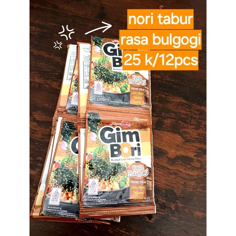 

Gimbori Nori rasa Bulgogi