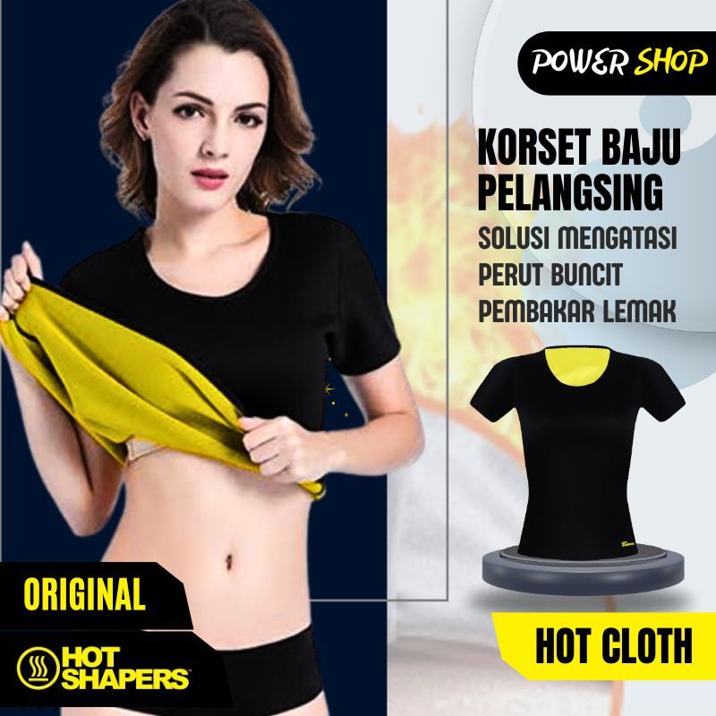 KORSET BAJU PELANGSING PENGECIL PERUT BAJU SAUNA SUIT GYM PRIA WANITA HOT SHAPER ORIGINAL NEOTEX