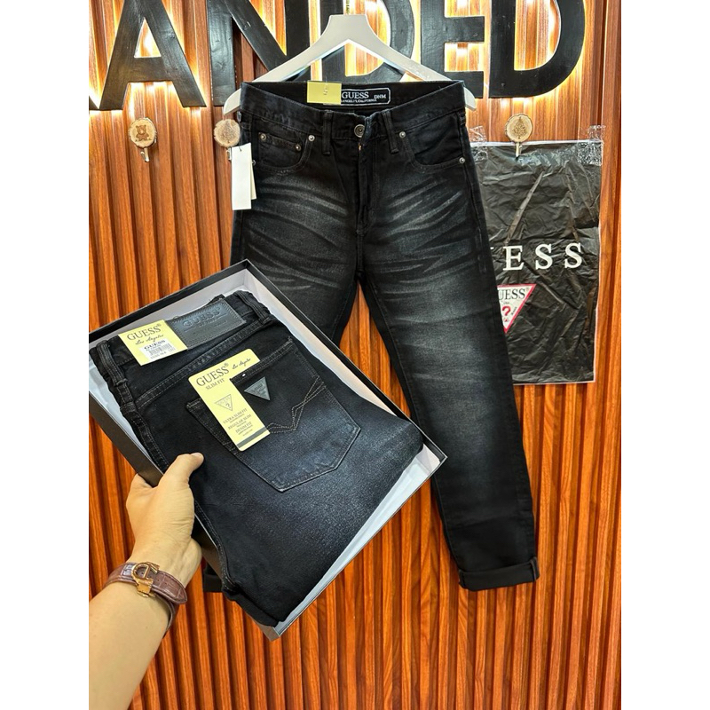 Celana Jeans Guess Mewah Non karet / Celana Jeans Pria Nonstreat