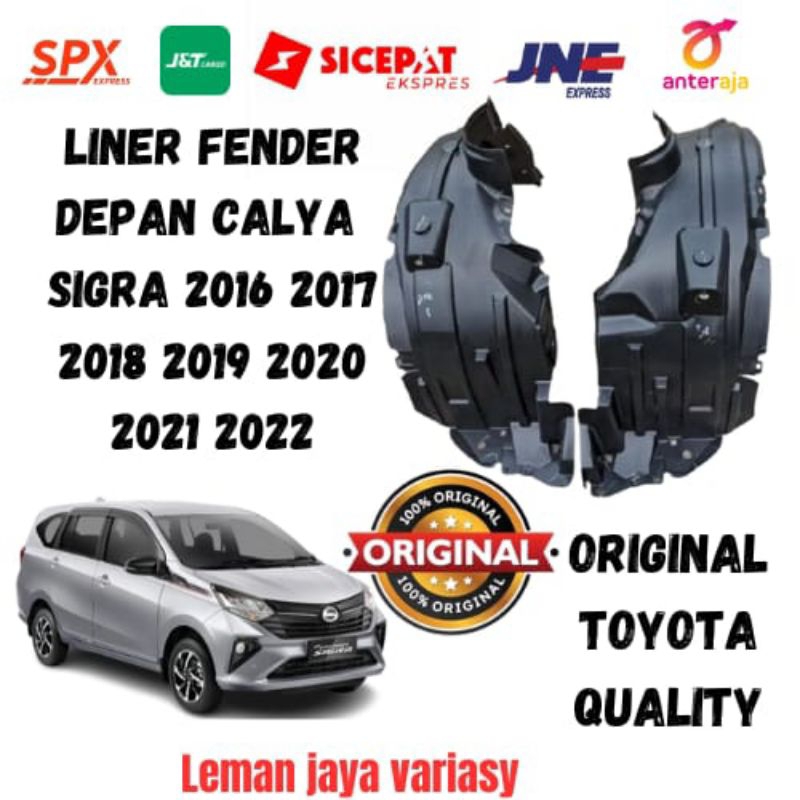 Han Liner Fender Calya Sigra / Spakbor Depan Calya Sigra Kanan Kiri 2016 2017 2018 2019 2020 2021