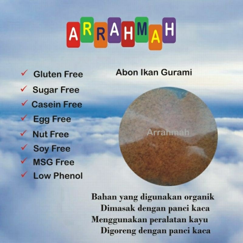 

Abon Ikan Gurami 100% / CFGFSF / Autis / Arrahmah