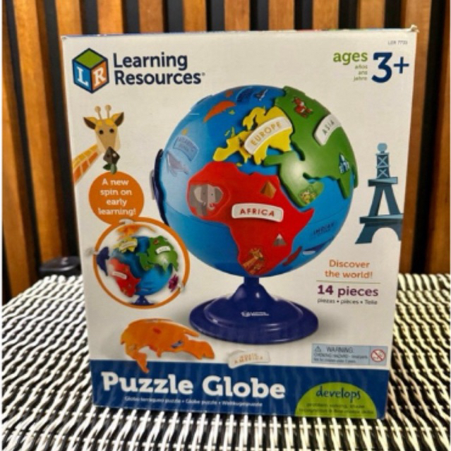 Preloved Learning Resources Kids Puzzle Globe Geography/ Bola Dunia Anak